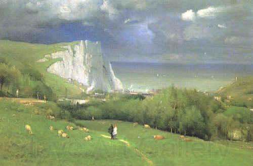 George Inness Etretat Norge oil painting art